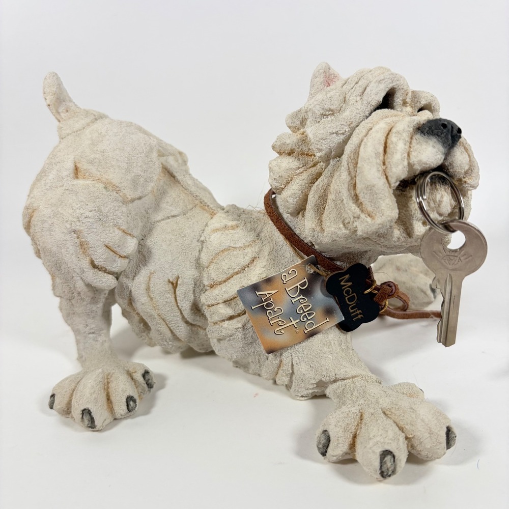 Vintage 2003 Country Artists A Breed Apart Mcduffy Westie Dog Figurine with Key